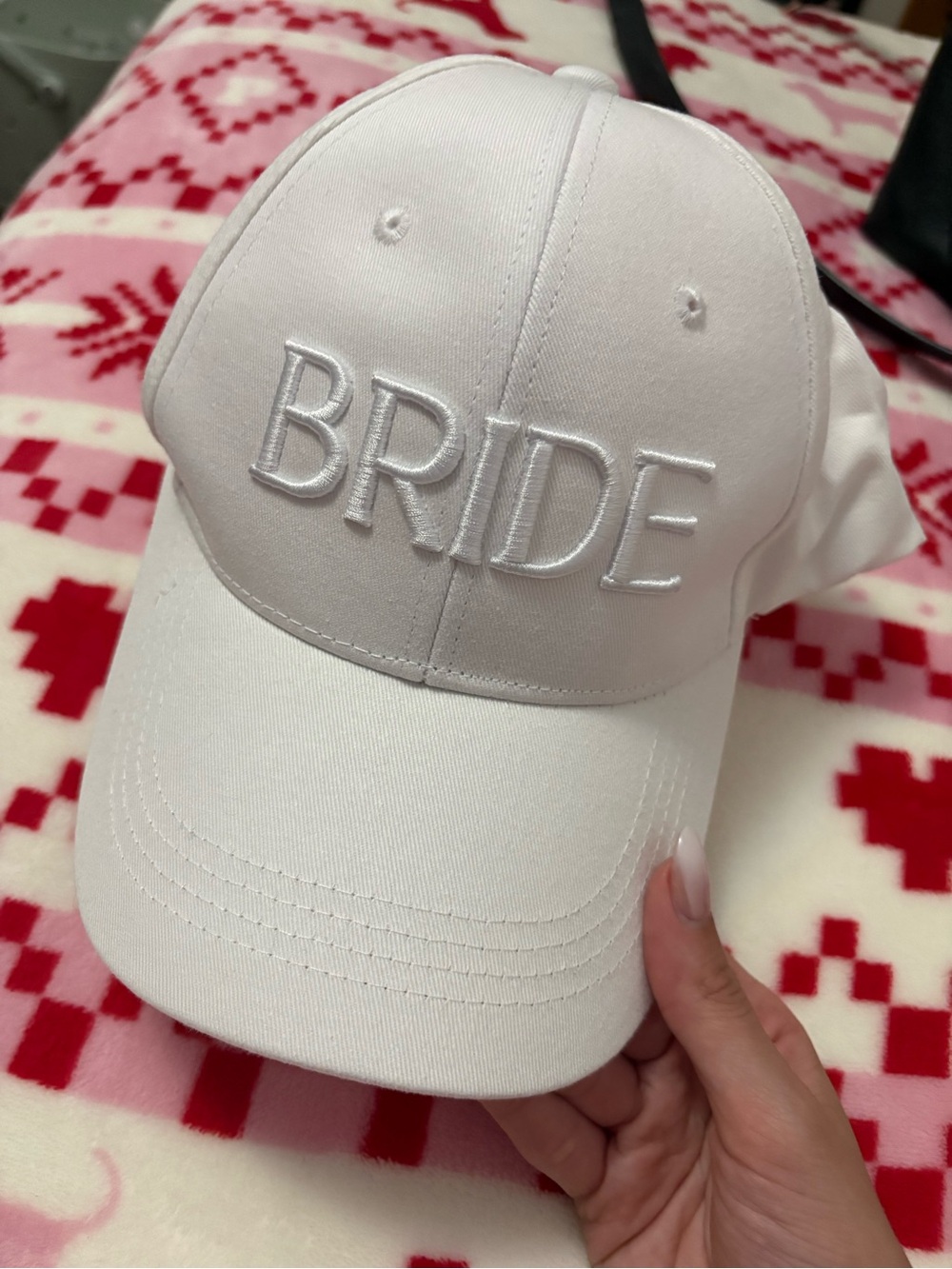 Bride White Baseball Style Hat NEW